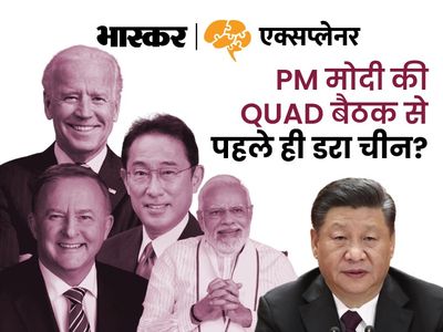 भास्कर एक्सप्लेनर: क्या है QUAD, जिससे चीन को घेर रहे भारत-अमेरिका; जानिए क्यों ‘एशियाई NATO’ से घबरा रहा ड्रैगन