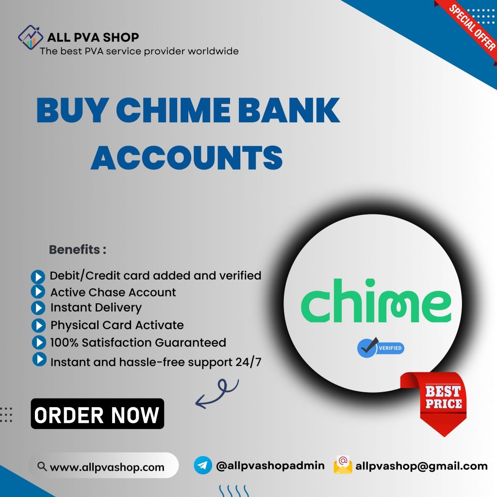 Buy Chime Bank Accounts - Activated Physical Card