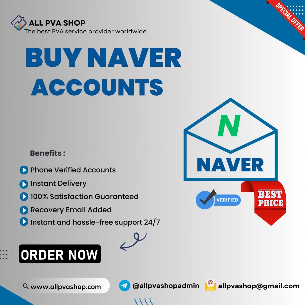 Buy Naver Accounts - 100% authentic, safe & phone verified